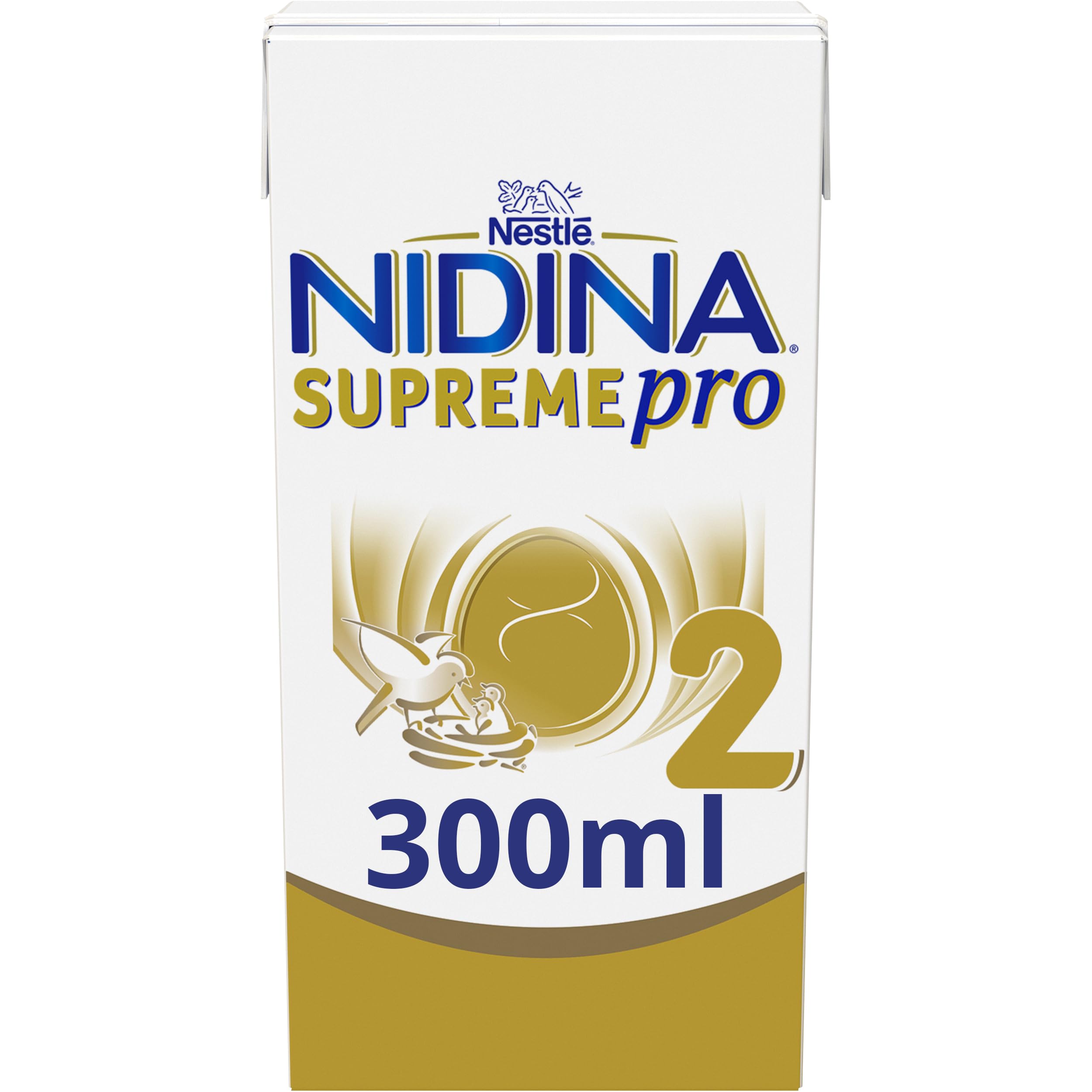 NIDINA SUPREMEpro 2 Latte di Proseguimento Liquido da 6 mesi, 12 Brick da 300ml (3,6L)