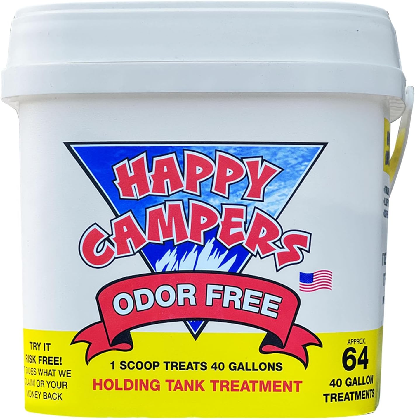 RV Toilet Treatment - Powerful Odor Control, Long-Lasting RV Tank Treatment - Prevents Clogs, Buildup, Sensor Failure - Keeps Holding Tank Clean & Healthy, Odor Free (64 Treatments)