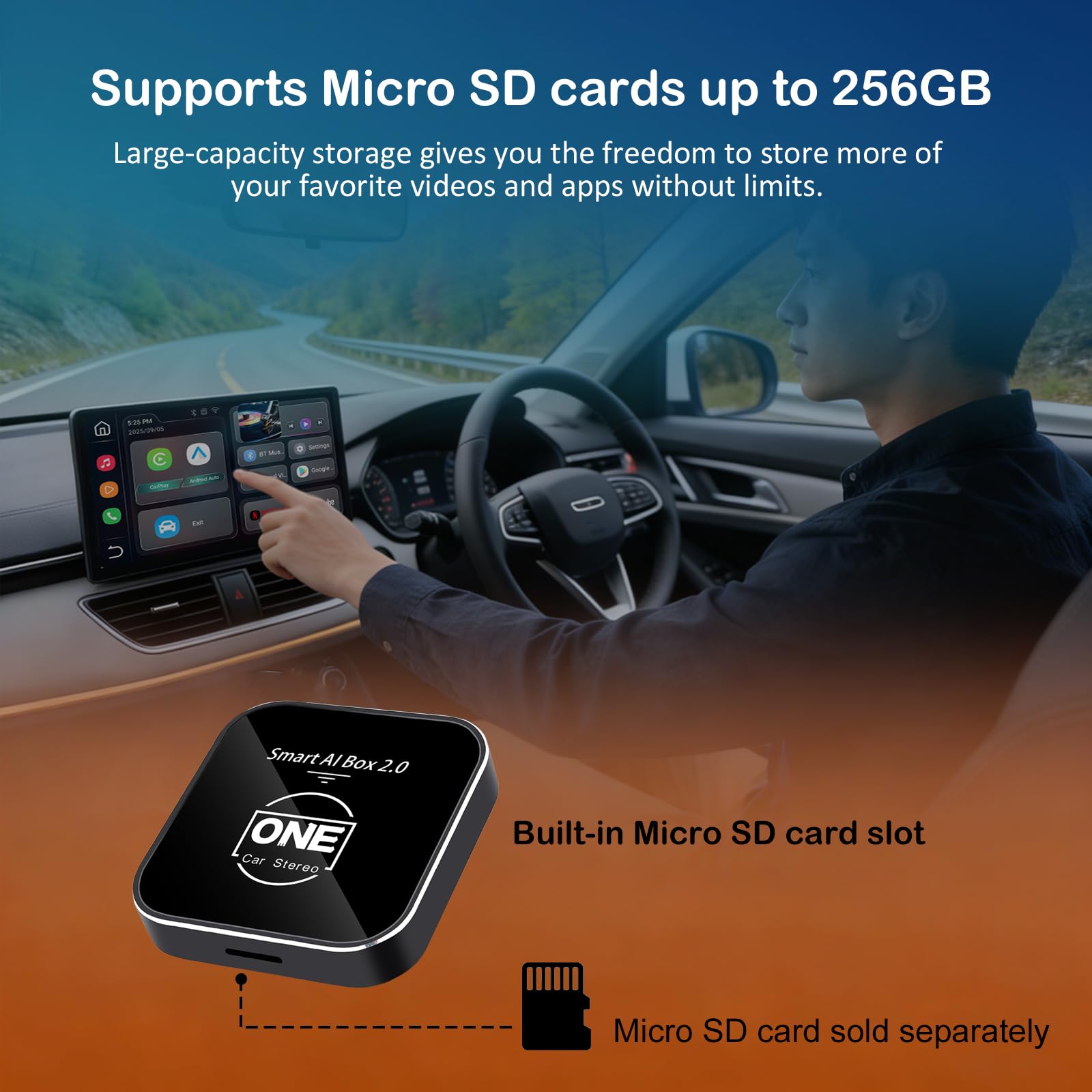 Amazon.com: 2026 Smart Ai Box 2.0 Wireless CarPlay Android Auto