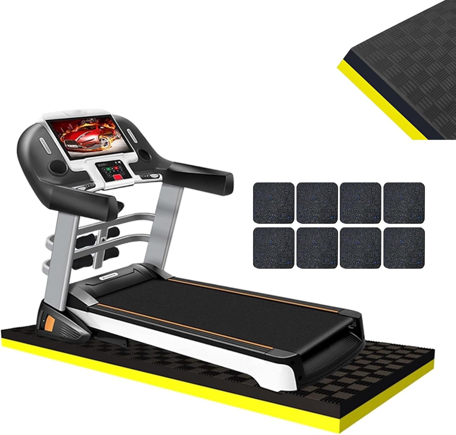 Exercise Equipment Anti-vibration Mat Treadmill Mat Hungary Ubuy
