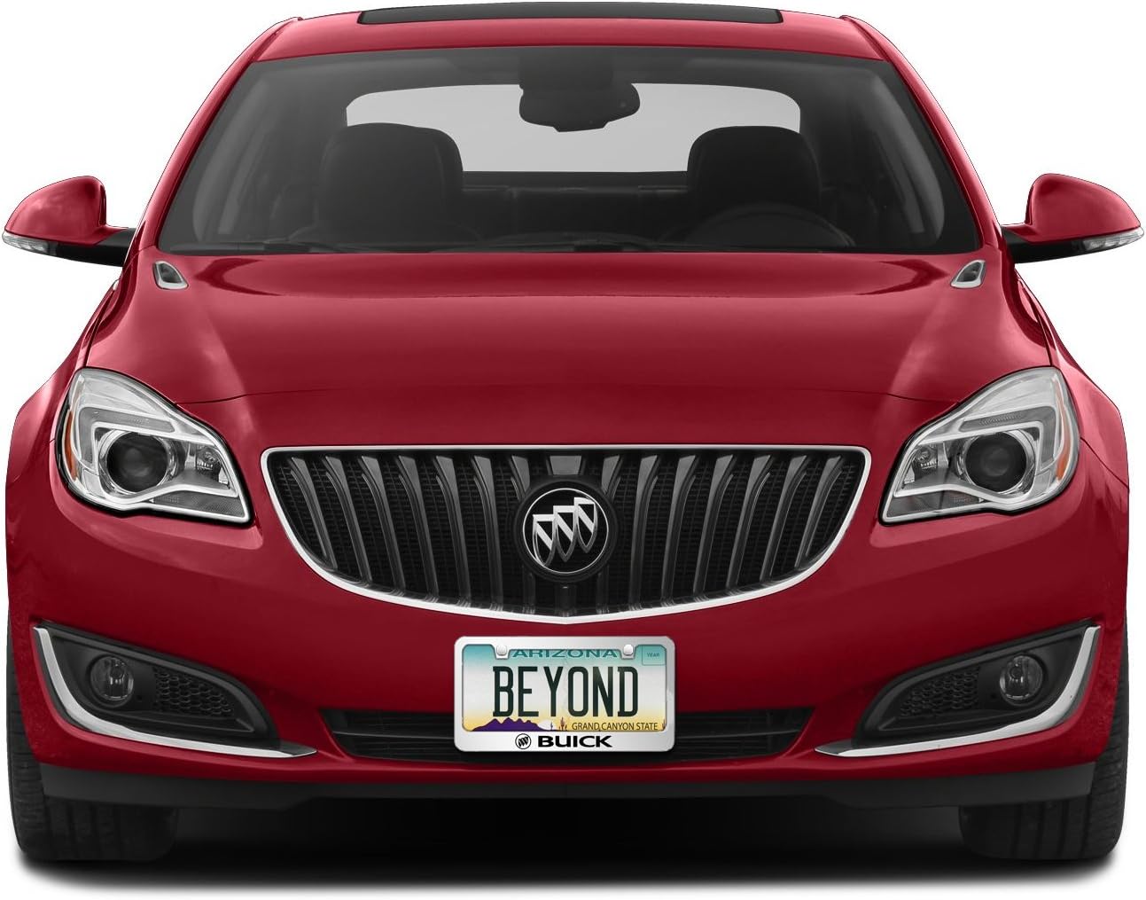 iPick Image for Buick in 3D on Mirror Chrome Metal License Plate Frame - Official Licensed