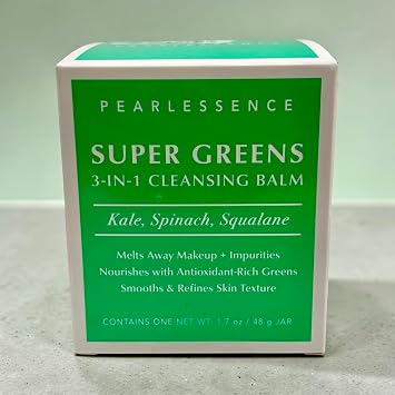 Pearlessence Super Greens 3 in 1 Cleansing Balm, 1.7 oz