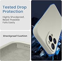 Vista 656 de FireNova Designed for iPhone 13 Pro Max Case, Silicone [Camera Protection] Phone Case with [2 Screen Protectors], Soft Anti-Scratch Microfiber Deep