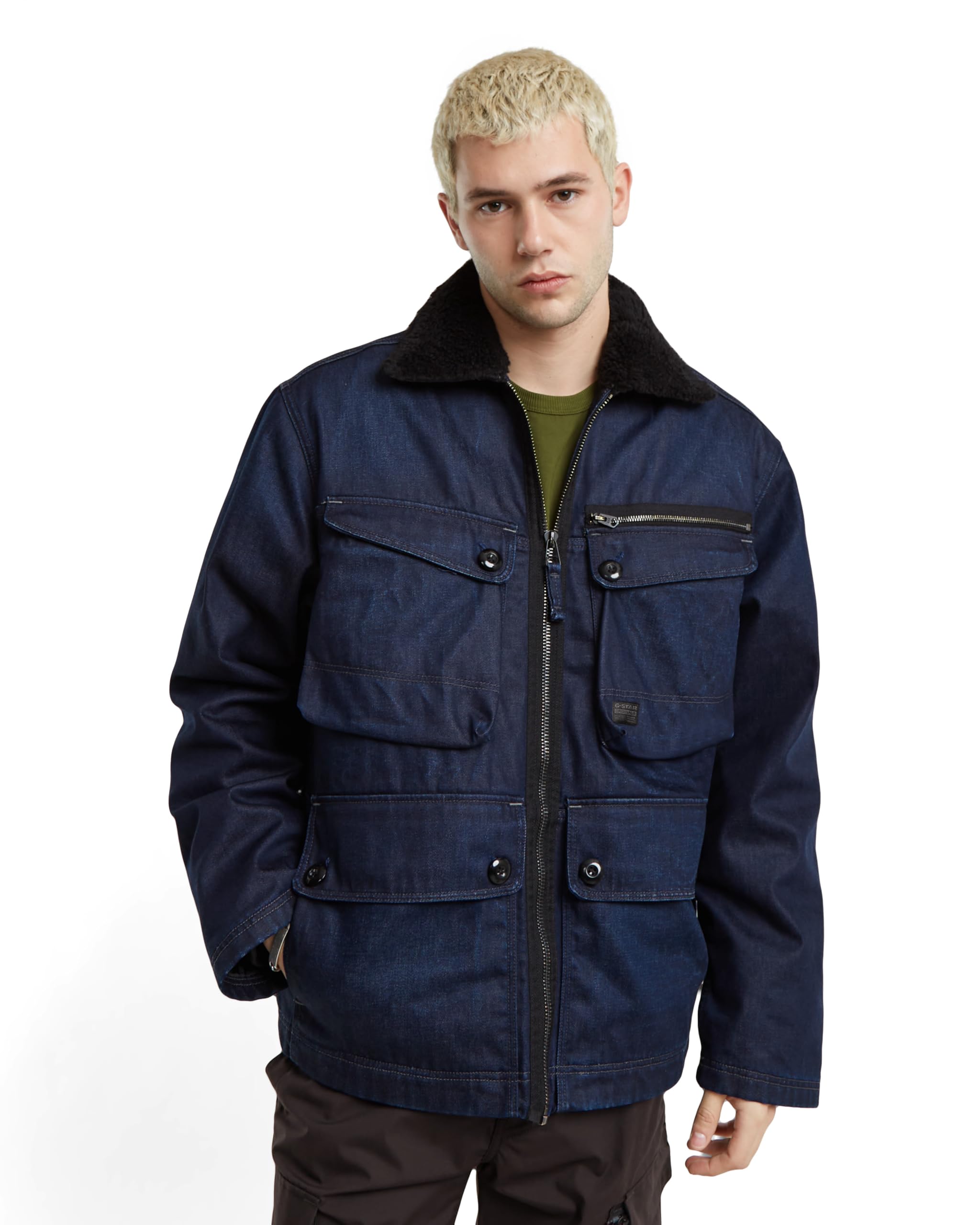 G-STAR Herren Utility Sherpa Jacke Denim jacket (1er Pack)