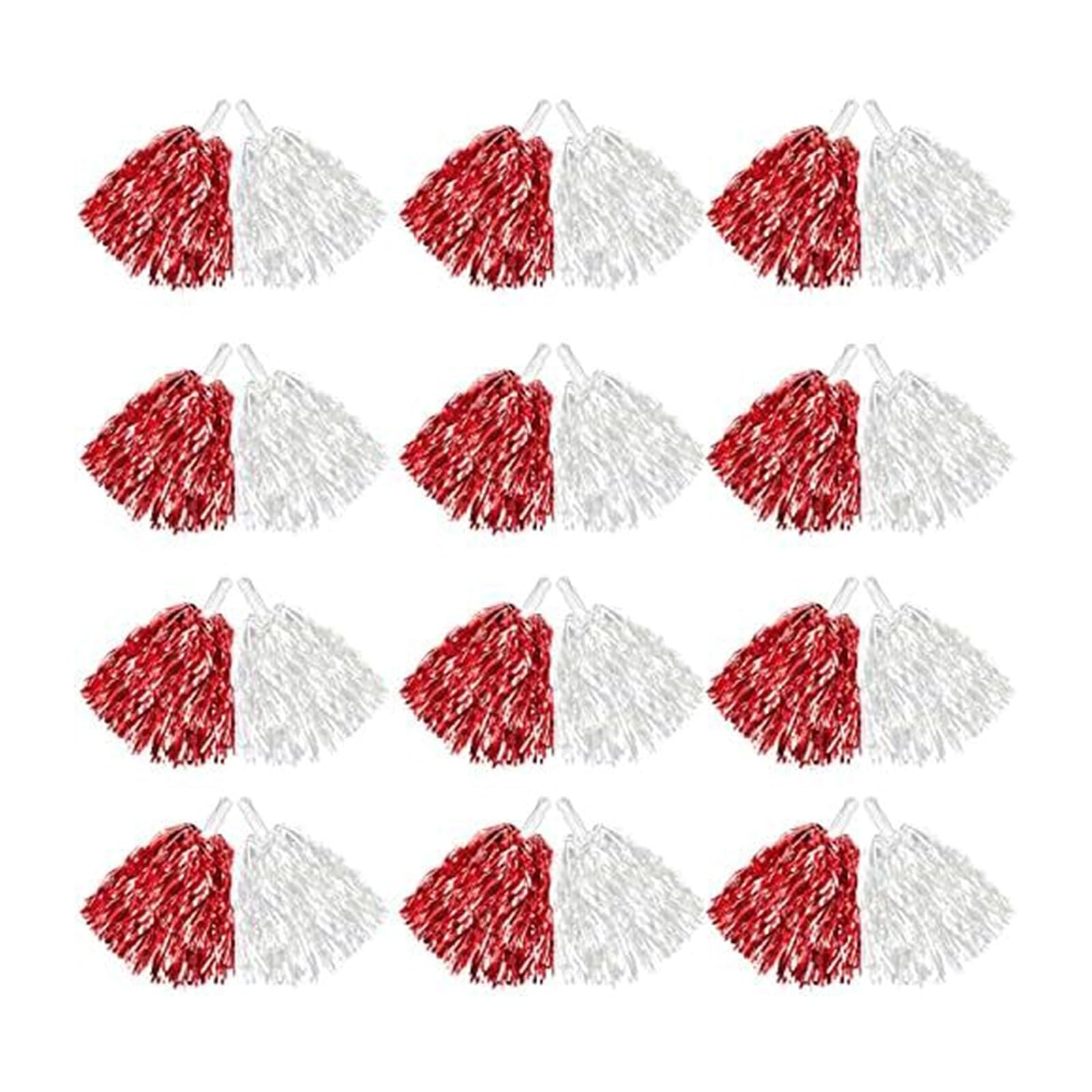 Teams Spirit Sports Party Dance Cheering Cheerleader Pompoms Handheld Cheerleader with Handle for Kids Adults Cheerleading