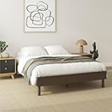 Tool Less Wood Platform Bed, Queen