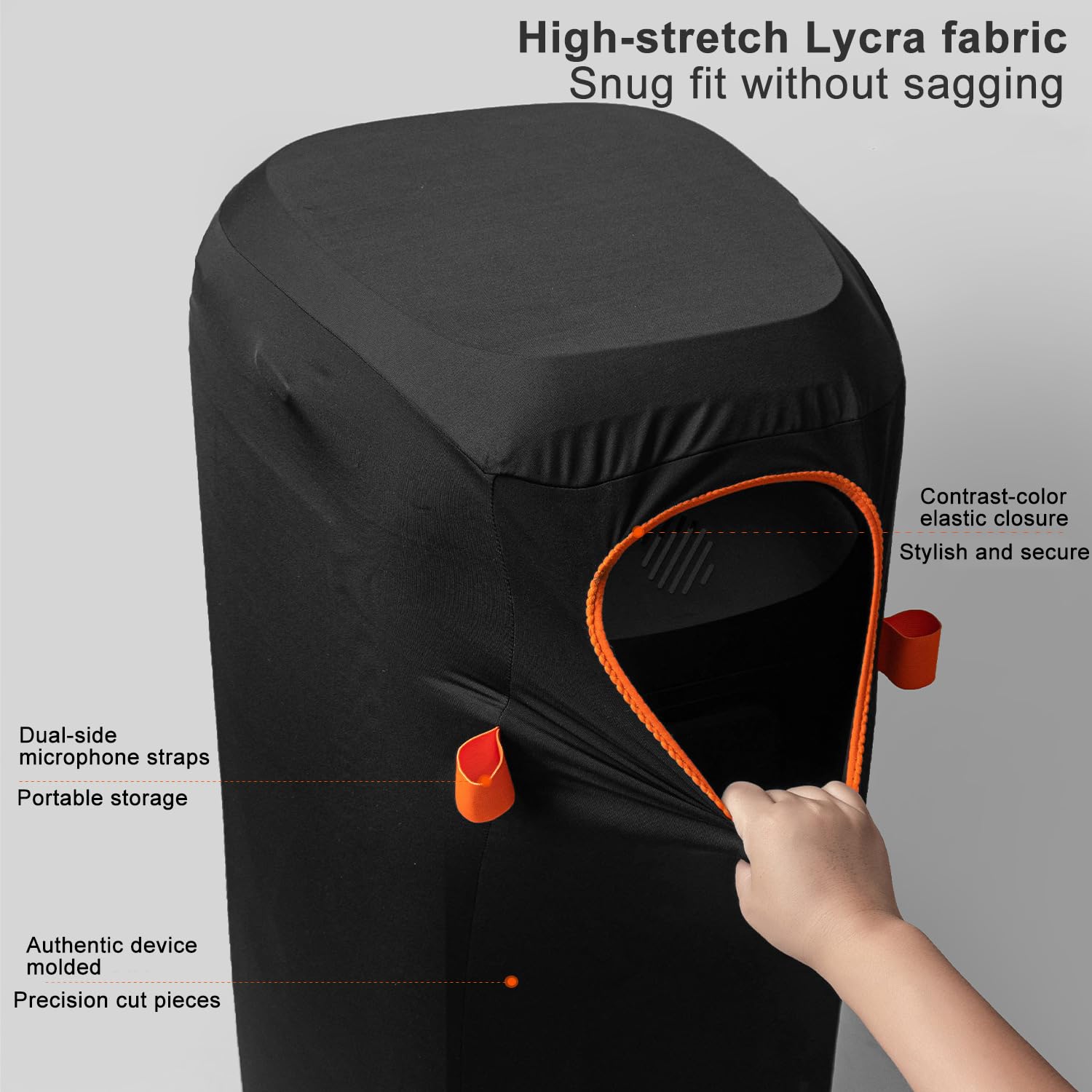 Funda Protectora el Altavoz portátil para JBL Partybox 710/720, Funda elástica para Altavoz, Funda Protectora Suave con Banda elástica el Altavoz para JBL Partybox 710/720.