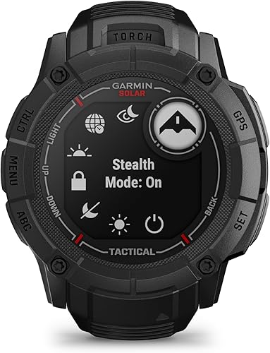 Miniatura 7 de Garmin Instinct 2X Solar - Edición táctica, reloj inteligente GPS resistente, linterna integrada, calculadora balística, capacidad de carga solar,