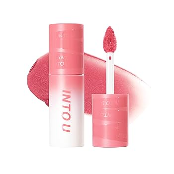 赤リップとリップコート セット❣️ Amazon | INTO U スーパーマットリップ&チークマッド 泥リップ