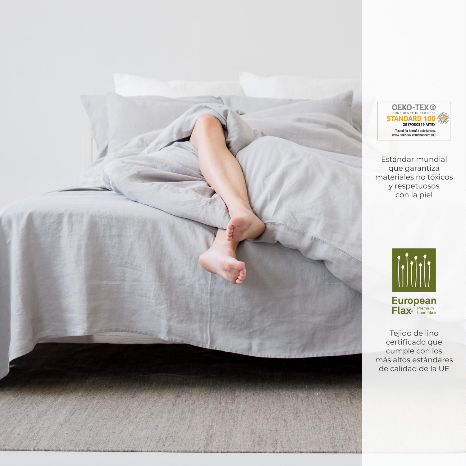 Funda Almohada 135 My Linen Home Ropa De Cama De Lino Puro 100