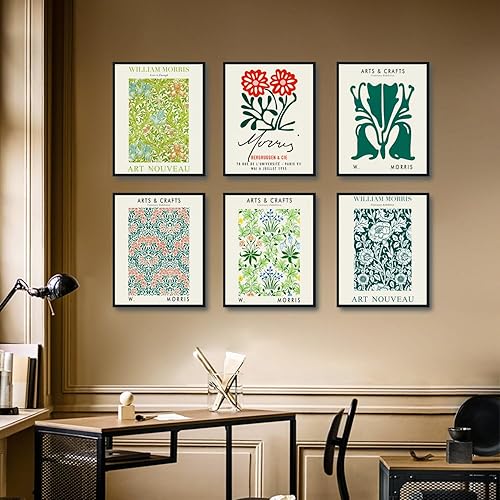 Miniatura 3 de dazongweihan Green Matisse Prints - Arte de pared, pósteres estéticos daneses de arte de pared, sin marco, carteles de exhibición de mercado de