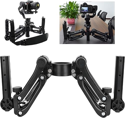 Miniatura 3 de Z Axis Spring Gimbal Cámara estabilizador de amortiguación flexible con agarre de doble mango compatible con RSC 2/RS 2/Ronin S/SC