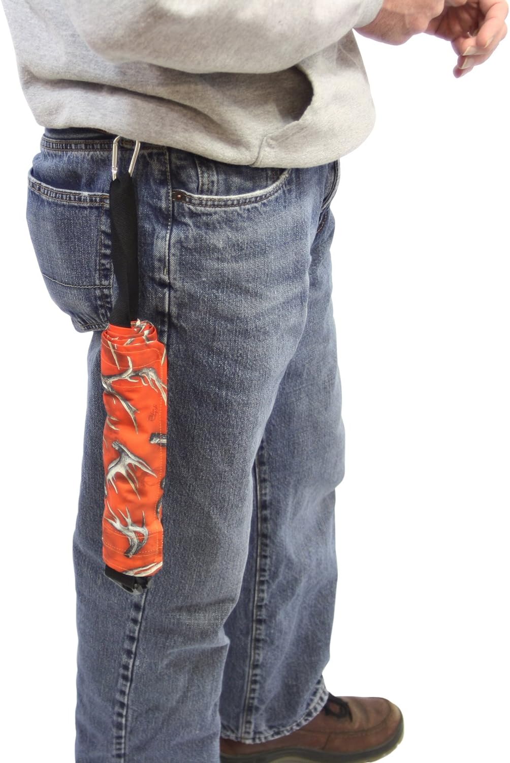 DU-HA Dri-Hide Whitetail Racks Camo Pattern Rifle Protector Case with Adjustable Sling, Orange, 46-Inch