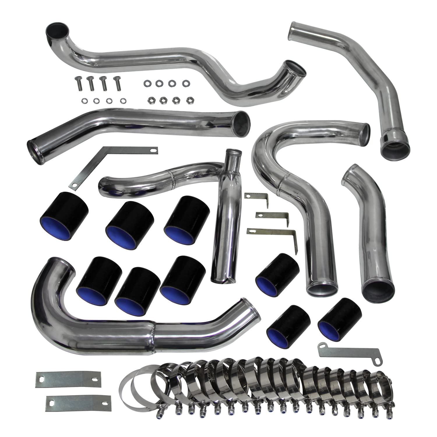 値下TGS X-Fang Aluminium intercooler Pipe Amazon.com: PKSABB Turbo Aluminum Intercooler Piping Hose Kit for