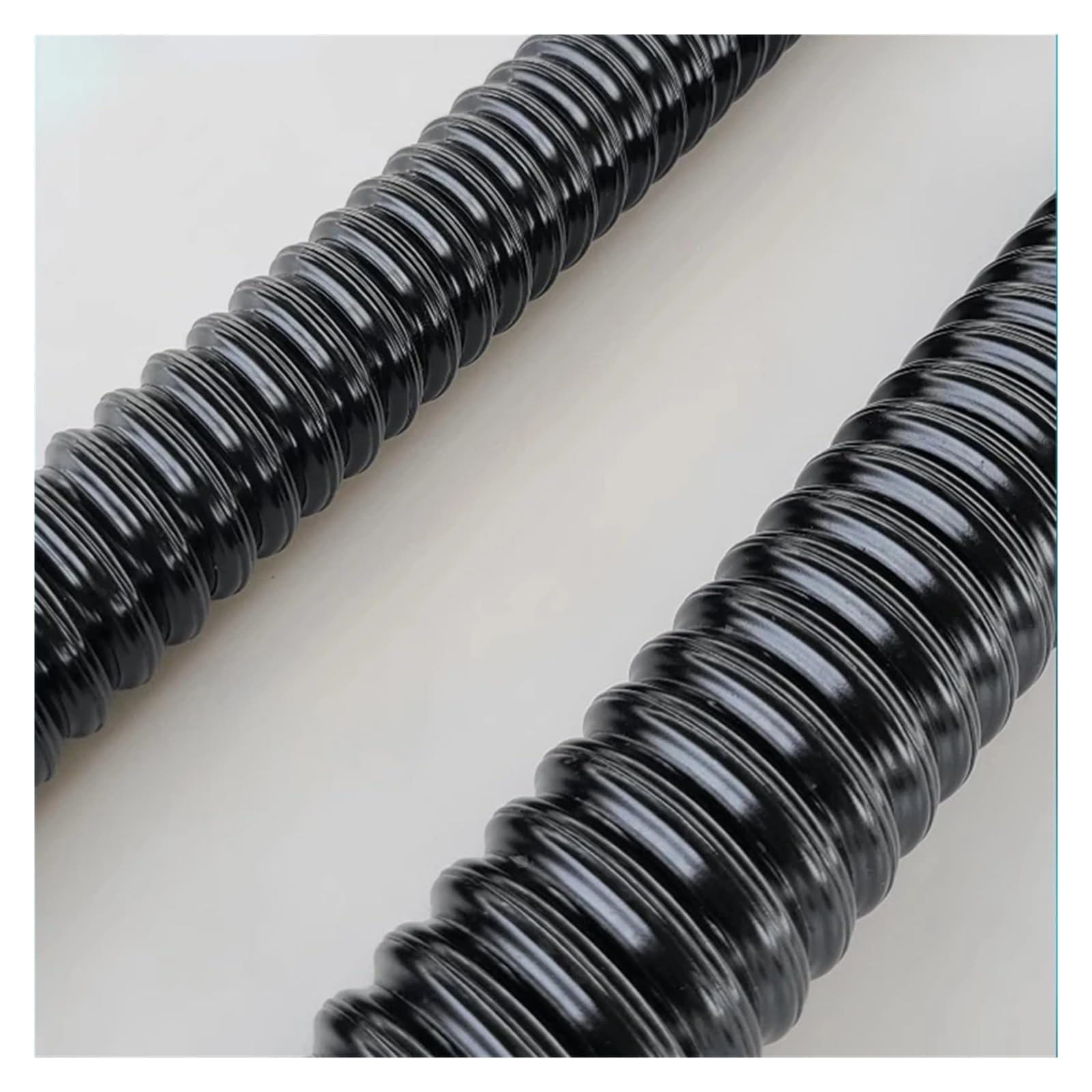 Tubo flessibile for aspirazione fumi e polvere trasparente in PU, lunghezza 1-5 metri, spessore 0,63 mm, diametro interno 25-100 mm(3 METER_INNER DIAMETER 38MM)