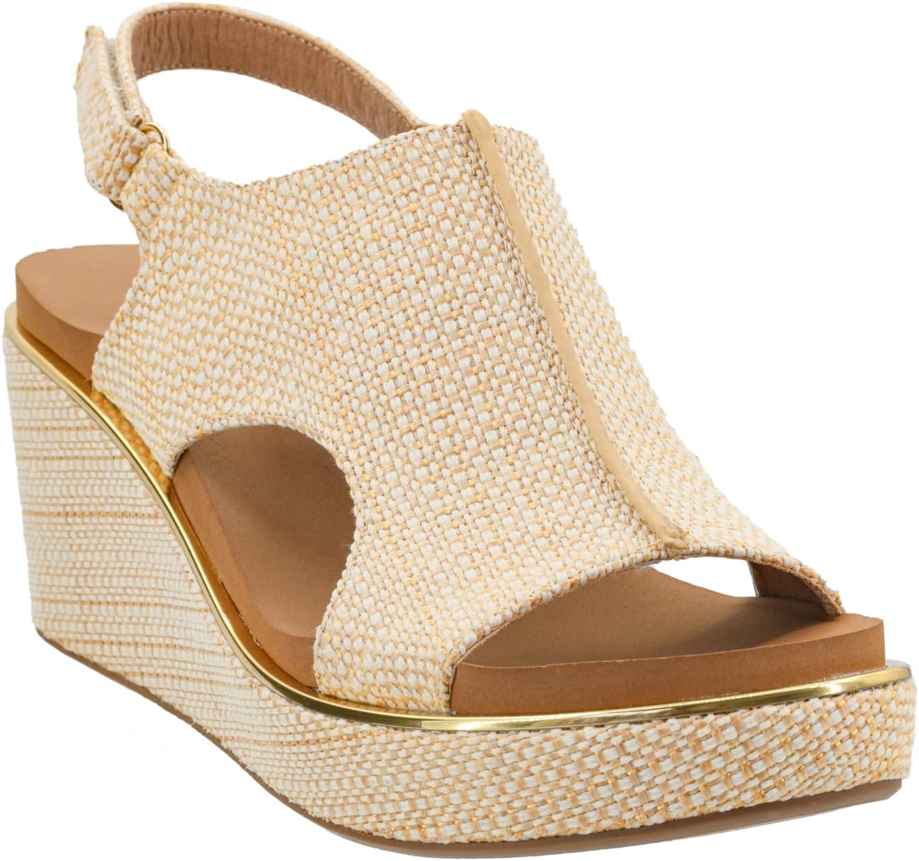 Corkys Footwear Womens Carley Wedges, Featuring Corkys EVA Foam Cushioned Insoles, A 2.5 Inch Heel, Lightweight For All Day Wear, And Hook And Loop Closure
