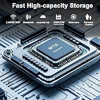 Vista 5 de Reproductor de MP3 con Bluetooth y WiFi, reproductor de música con pantalla táctil de 4 pulgadas con Spotify, Play Store, Pandora, Audible, Yaxa