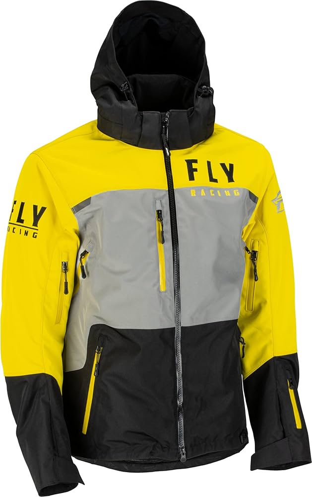 Amazon.com: Fly Racing 2023 Carbon Jacket (Yellow/Grey, Medium