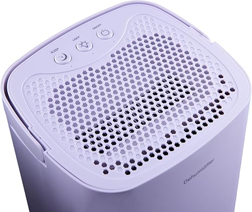 Miniatura 9 de Deshumidificador ELROTONEG, tanque de agua de 35 onzas (300 pies cuadrados), deshumidificador pequeño para sótano con apagado automático, modo de