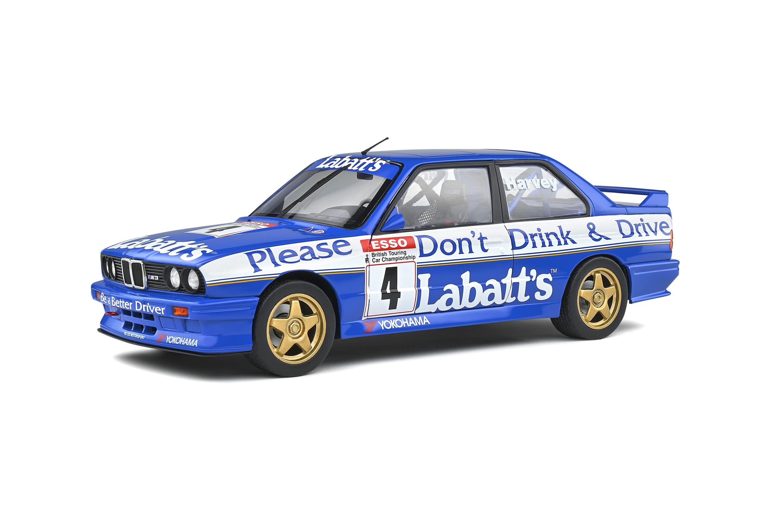 solido S1801512 1:18 BMW E30 M3 BTCC 1991 Collectible Miniature car, Multi