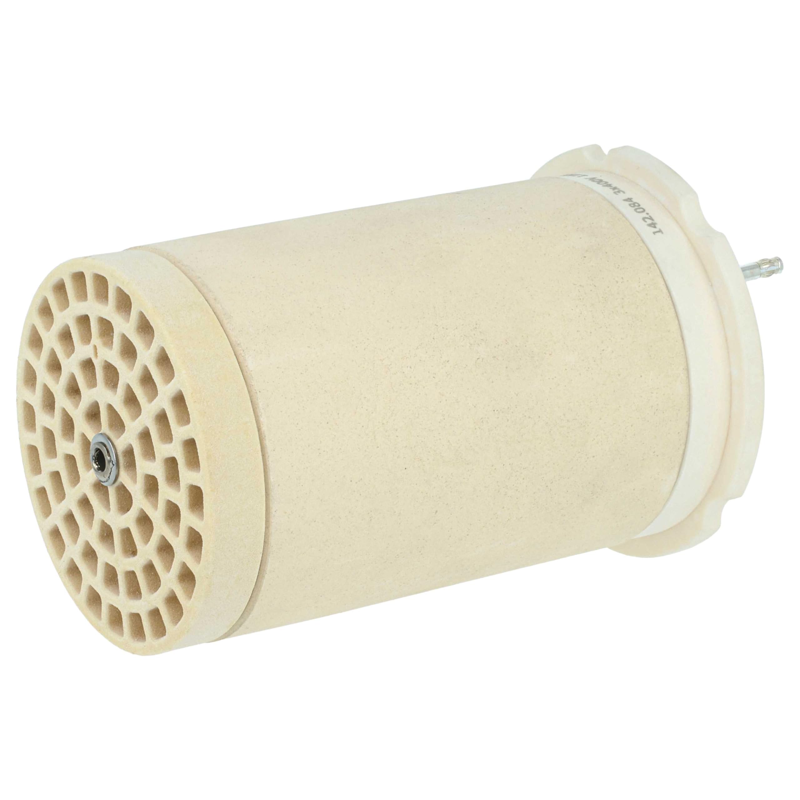 vhbw Element grzejny zamiennik do pistoletu spawalniczego Leister 142.084 - 11000 W, ceramiczny rdzeń grzewczy, 8,4 x 15,6 cm