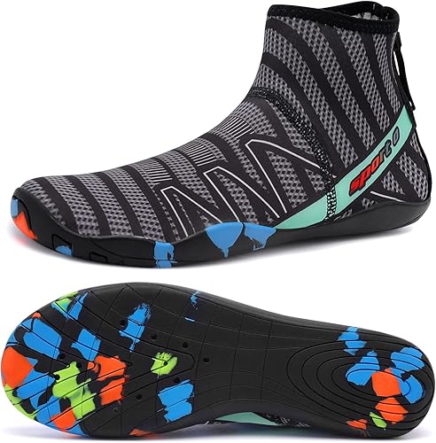 Miniatura 7 de Cozystep Zapatos de agua húmeda para la playa para hombre y mujer botas de traje de neopreno de secado rápido zapatos deportivos para natación surf