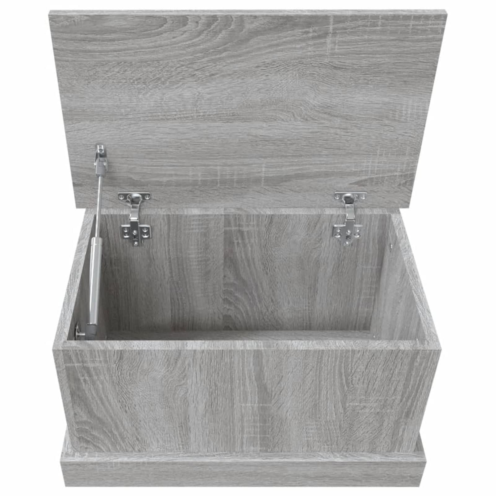 Homgoday Sonoma szary pojemnik 50 x 30 x 28 cm wielowarstwowe drewno, meble, skrzynie i kufry zewnętrzne, pudełko ogrodowe, uchwyt na narzędzia ogrodowe, pufa zewnętrzna, skrzynia zewnętrzna