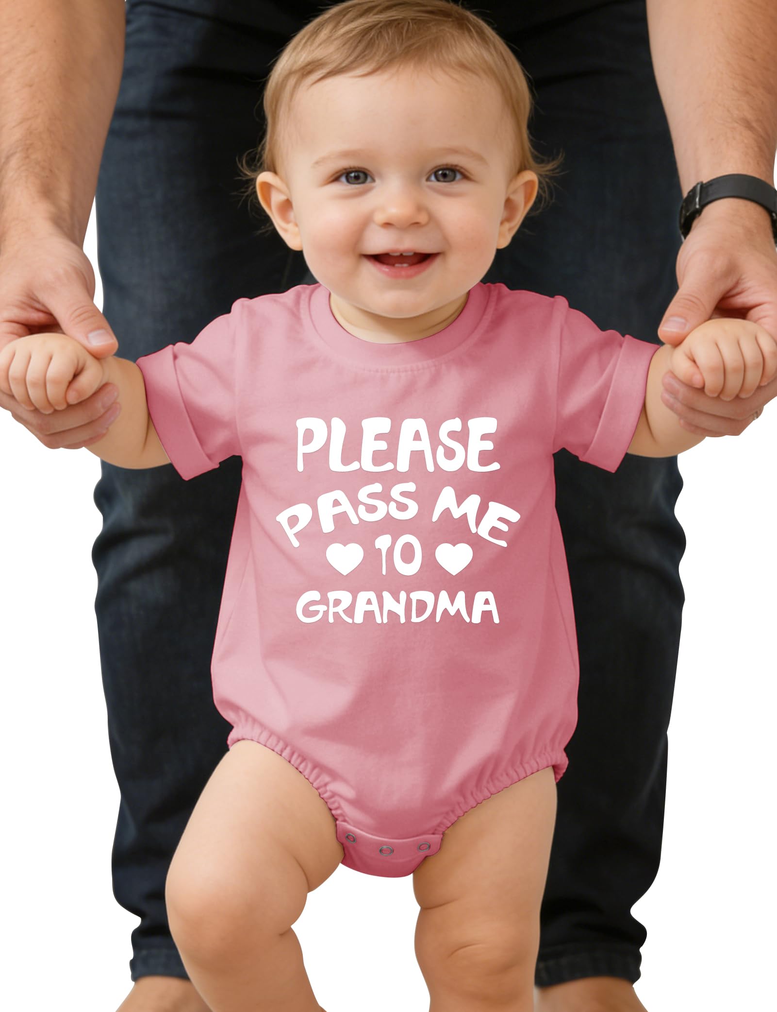 Baby Boy Girl Bodysuit 0-24 Months Infant Romper Short Sleeve Baby Clothes One-Piece Baby Jumpsuit with Funny Slogan