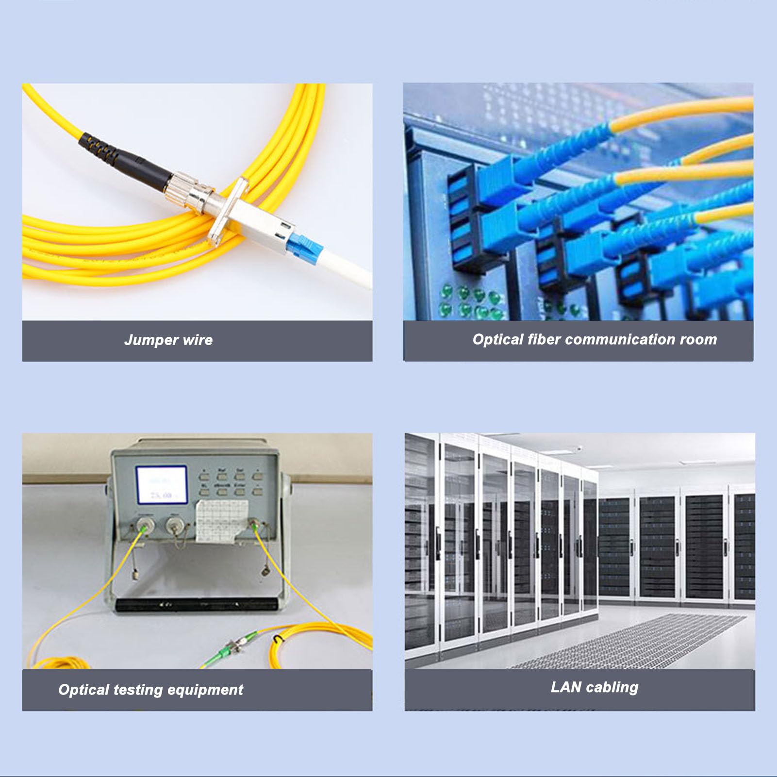 Attatore in fibra LC OTDR Interfaccia esterna Connettore in fibra ottica Tester ad alte prestazioni perdita a bassa perdita di inserzione Struttura stabile per la comunicazione di