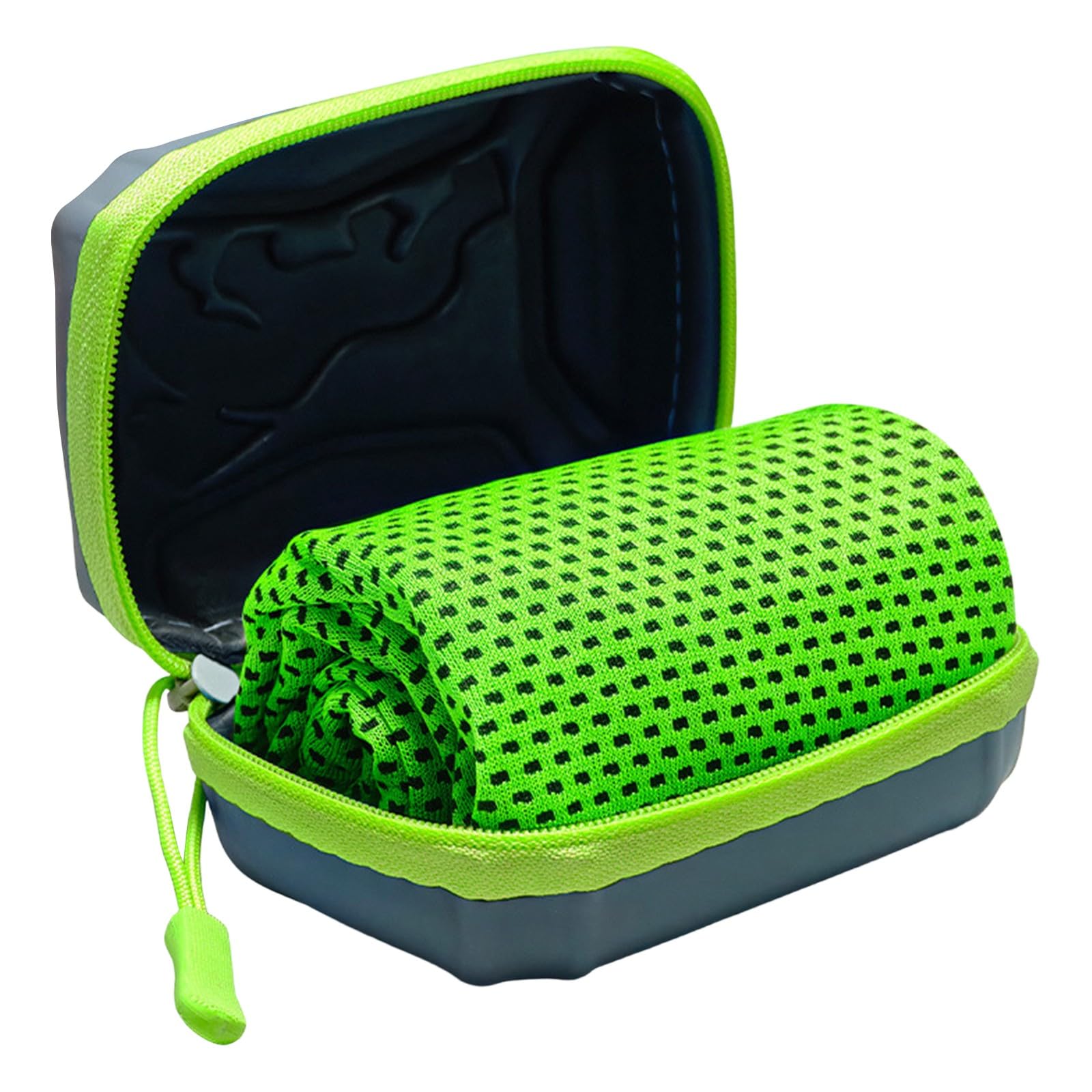 Cooling Towels Breathable Instant Quick Drying Soft to Touch,Ice Cool Microfibre Towel Cool Towels For Heat For Men Women Kids Gym Workout Running Yoga Camping 30x80cm (Green, one size)