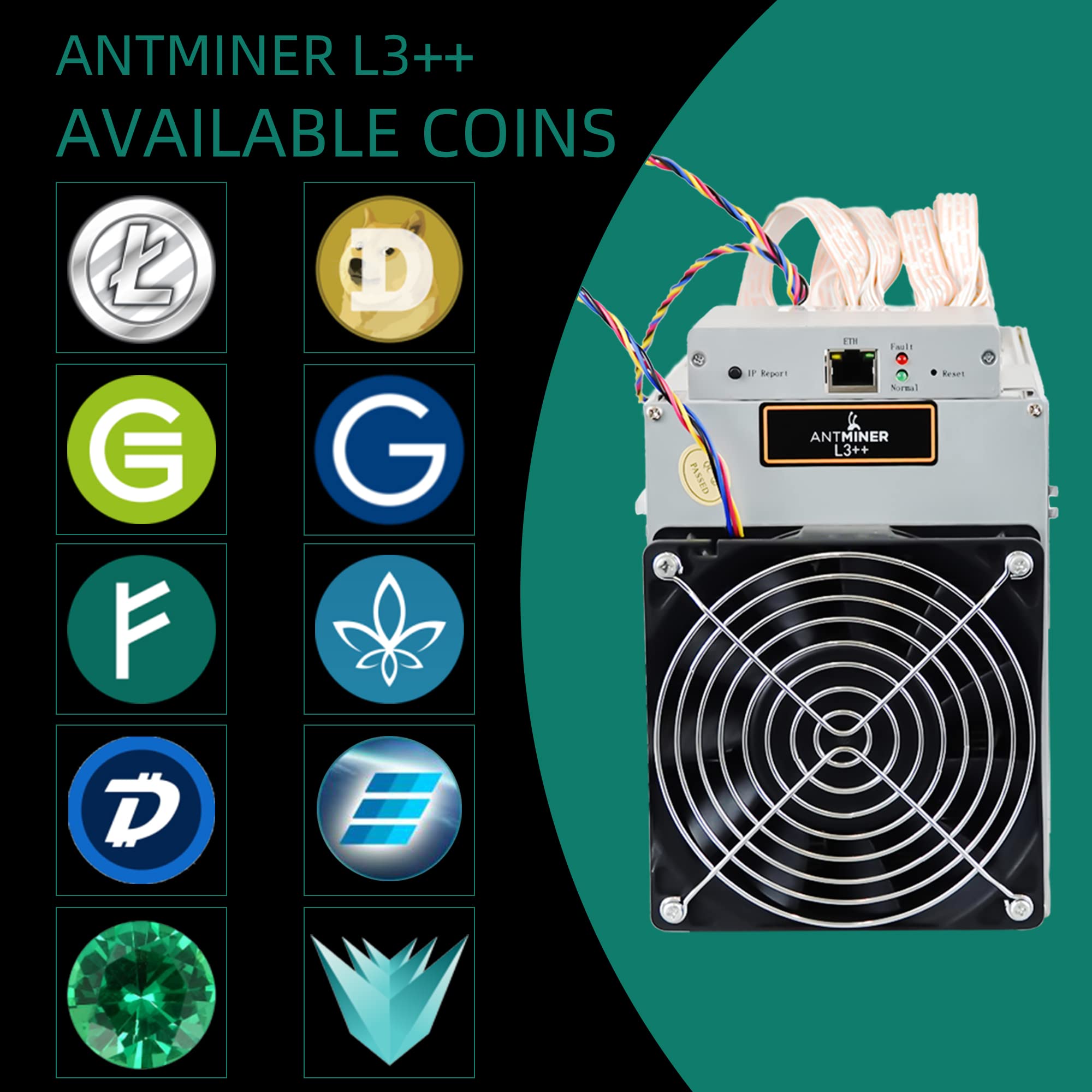Antminer Litecoin Mining Machine L3 580mh S 942w Ltc Doge | Desertcart  Seychelles