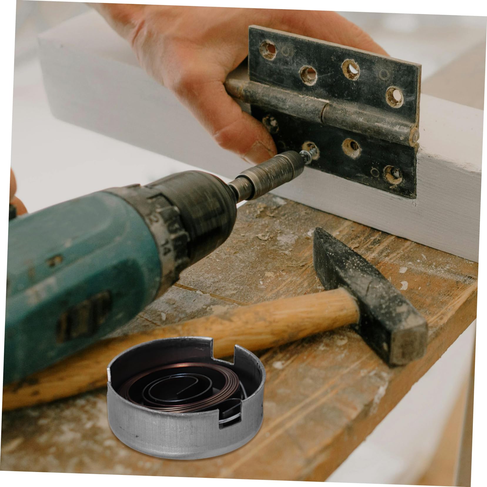 5 Sets Drill Press Accessories Part An Fittings Coil Spring Convenient Drill Press Return Springs DIY Return Spring Drill Press Supplies Quill Spindle Spring Assembly Tool Steel ARTIBETTER