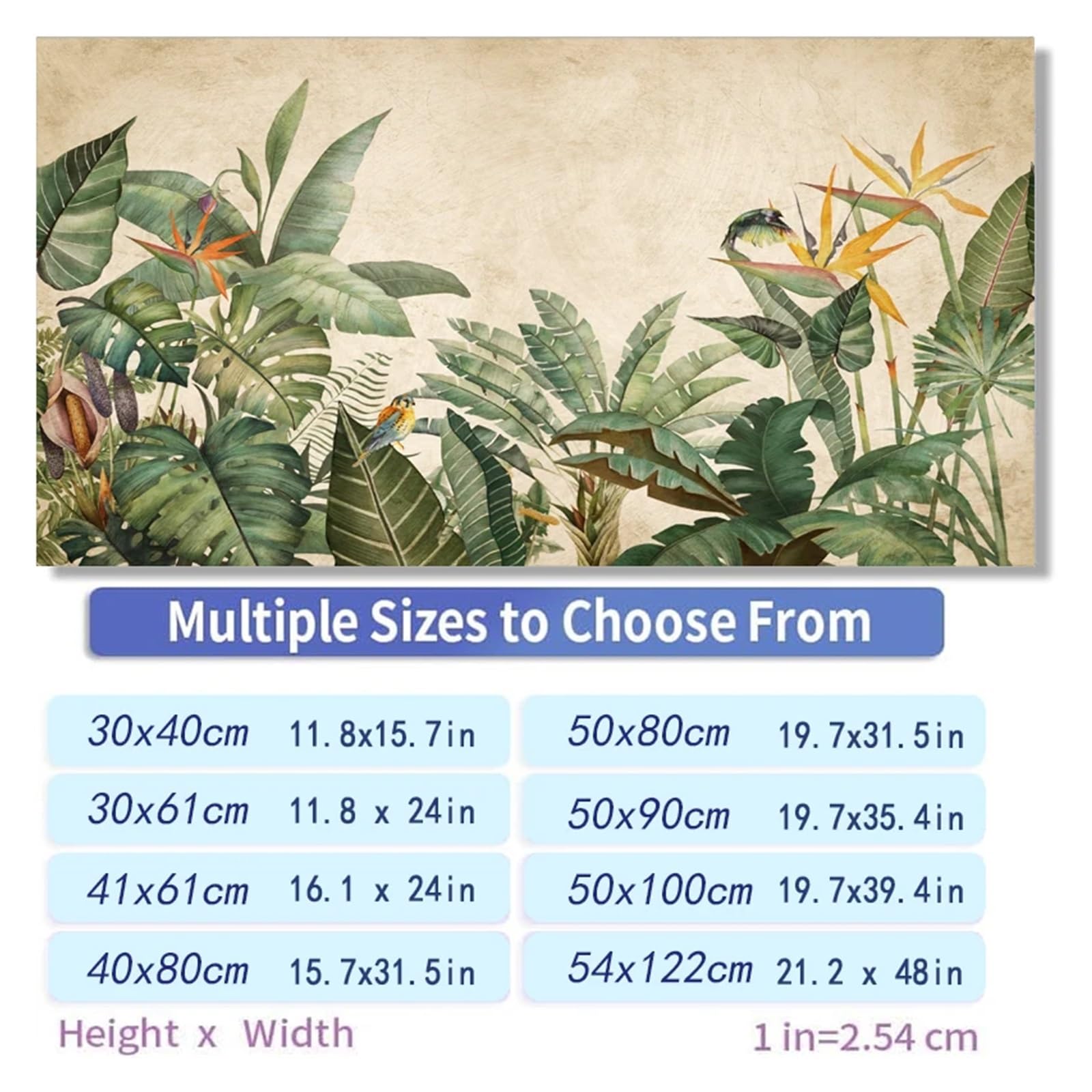 Fond D'aquarium Autocollant 3D for Aquarium, Motif Plantes, Papier Peint Autocollant for Aquarium(50x100cm)