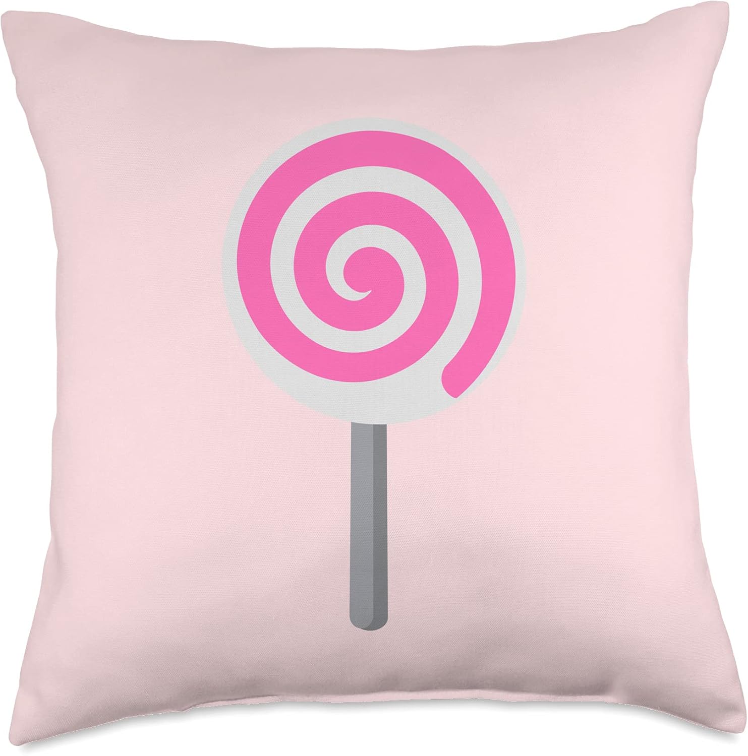 Lollipop Sucker Lollypop Pink costume Throw Pillow