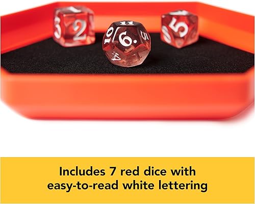 Miniatura 4 de Dados de campaña, juego de dados para llevar, juego de mesa de poliedro con estuche de almacenamiento, DND Dungeons and Dragons MTG Magic The