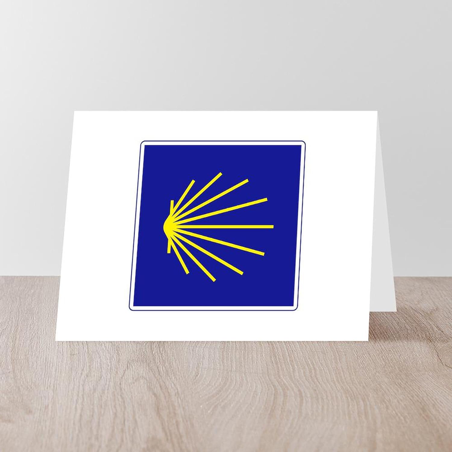 CafePress Camino De Santiago, Spai Folded Greeting Cards (10-pack) Glossy
