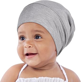 OLESILK Silk Baby Bonnet for 0-6 Months, Newborn Sleep Cap, Adjustable