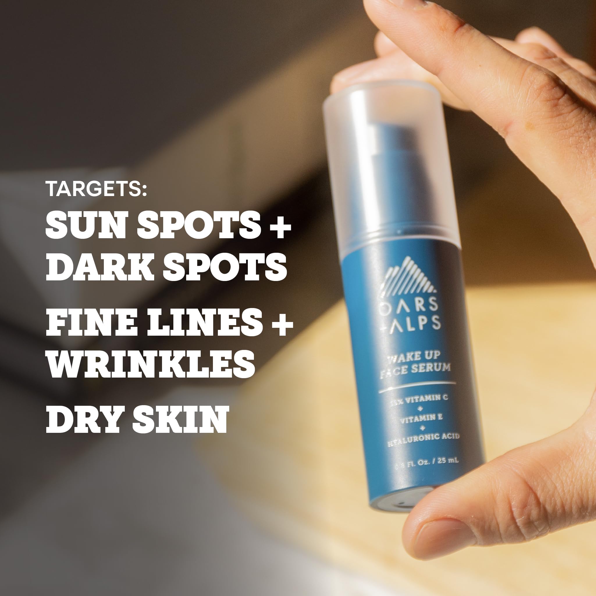 Oars + Alps Vitamin C Face Serum with Hyaluronic Acid