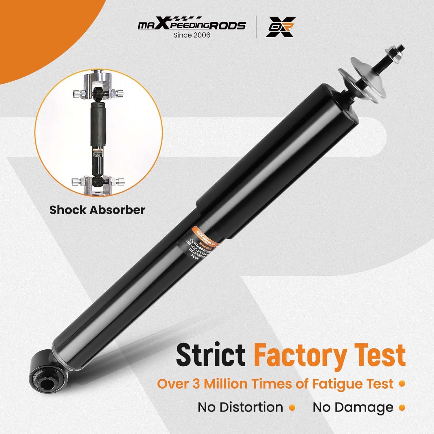 maXpeedingrods 5778 34900 85778 Rear Shock for Chevy Malibu 2004-2012 Pontiac G6 2005-2010 Saturn Aura 2007-2009, Suspension Pair Strut Shock Absorber Assembly