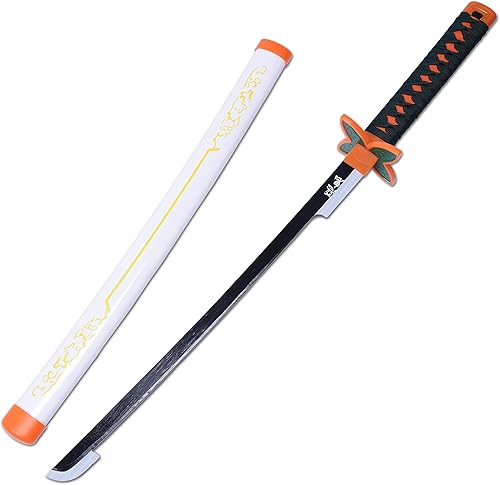 Miniatura 7 de ziqing Espada para cosplay de Demon Slayer hecha a mano, Katana de 31 pulgadas con múltiples estilos para elegir