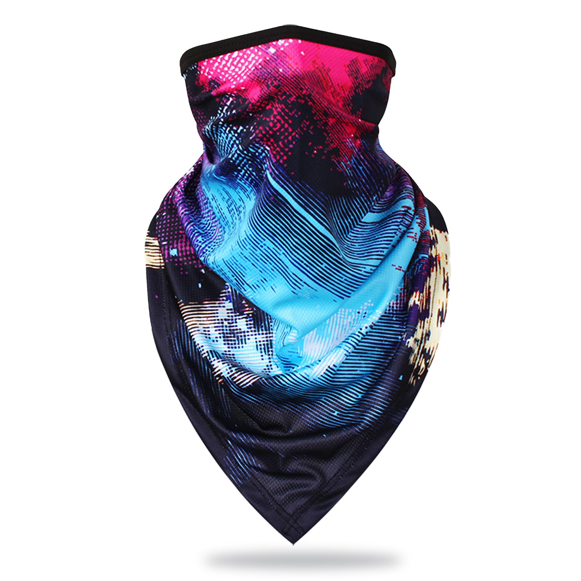 Bandana Neck Gaiter Balaclava Face Scarf Mask Quick-Dry Half Masks for Women Men UV Sun Protection