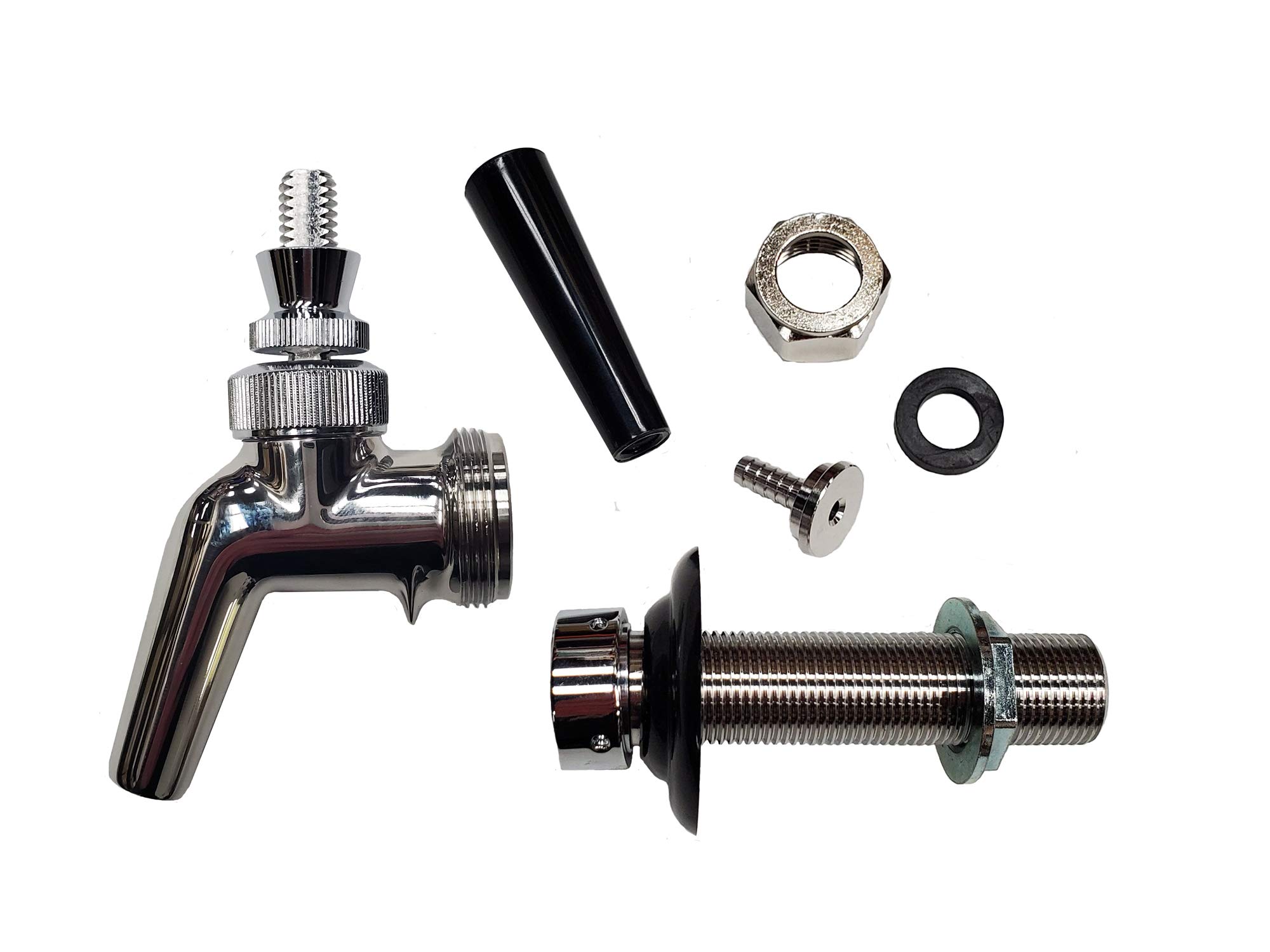 Bev Rite Perlick 630SS All SS304 Contact Shank Combo Kit, Small, Stainless Steel