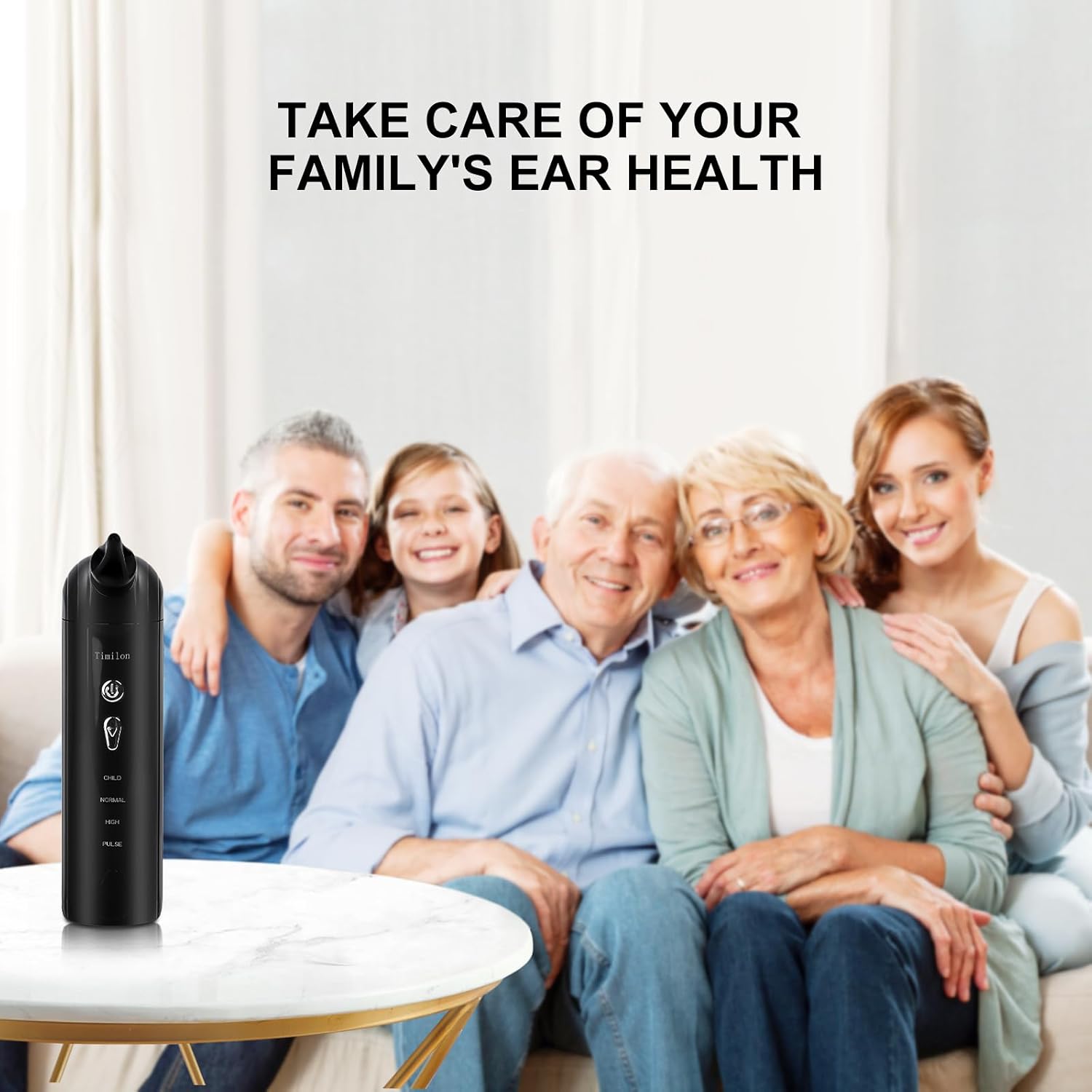 Electric Ear Wax Removal Kit Water Powered Ear Cleaner Safe and Effective Ear Cleaning Kit with Four Pressure Settings Effective Ear Wax Removal Tool