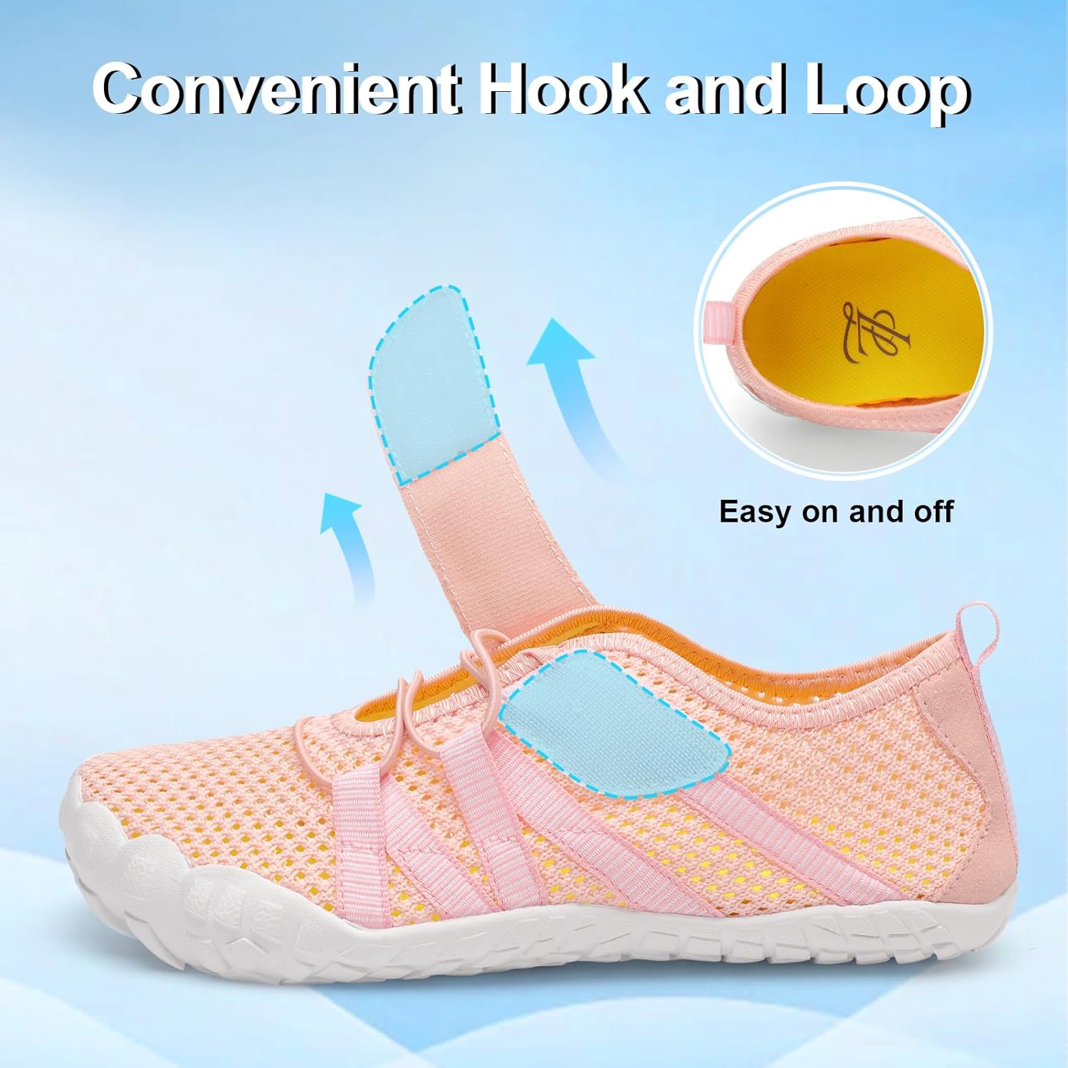 LeIsfIt Water Shoes for Women Barefoot Swim Beach Shoes Quick-Dry Aqua Socks Non-Slip for Pool Diving Boating River Yoga Lake Surf - Image 5