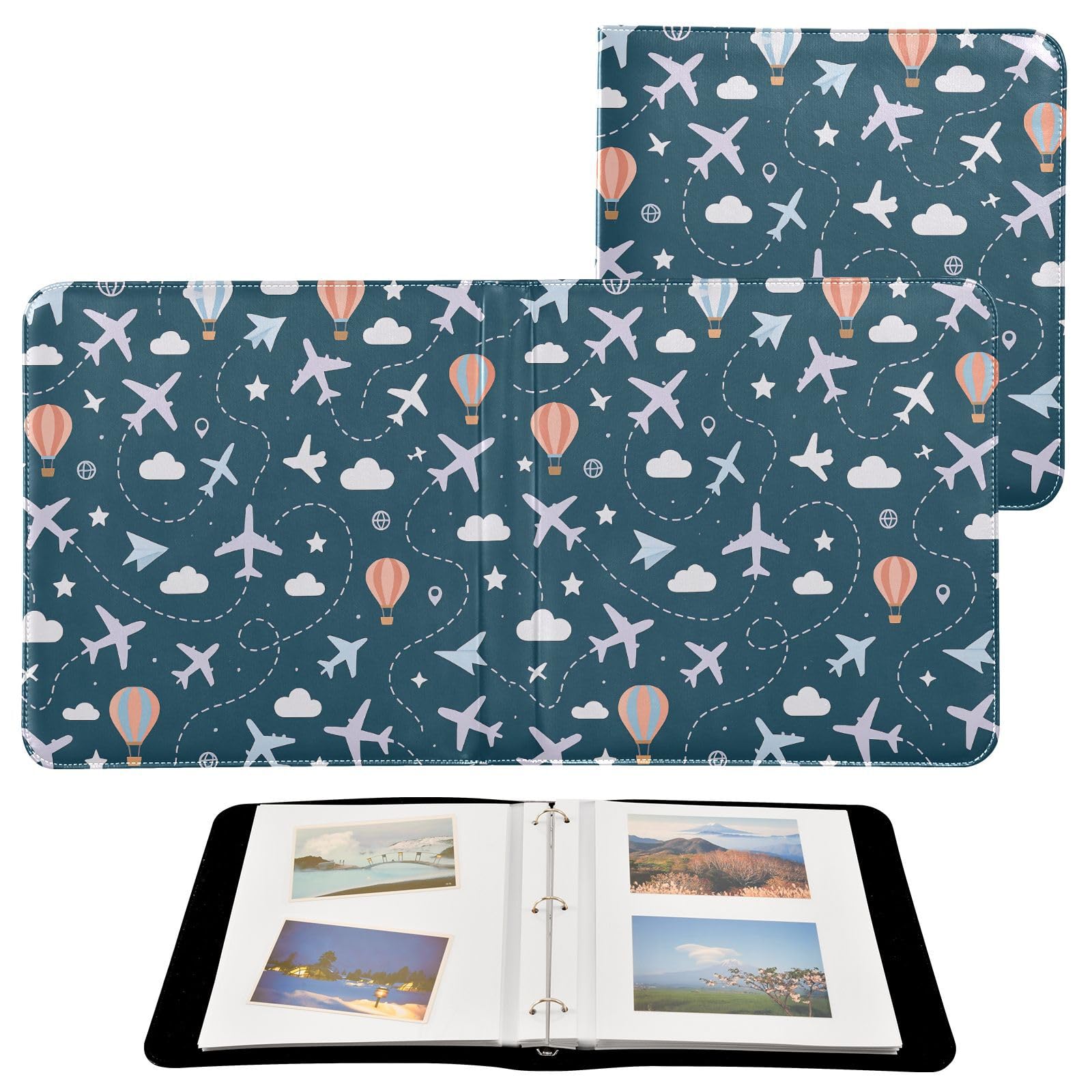 Album de scrapbooking en cuir pour ajouter ou retirer librement les pages intérieures