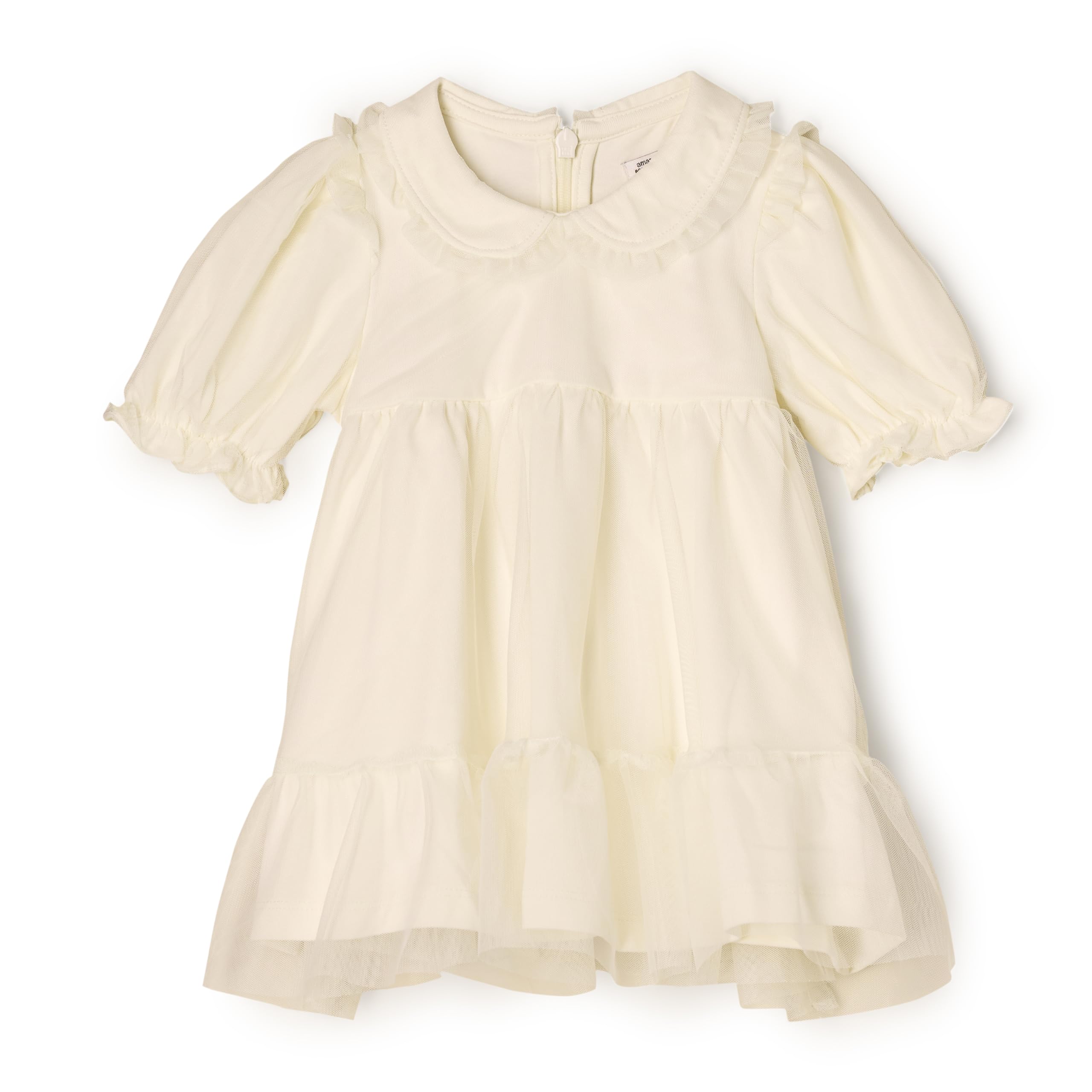 Amazon Essentials x Sofia Grainge Baby Girls' Tulle Dress, Ivory, 24 Months