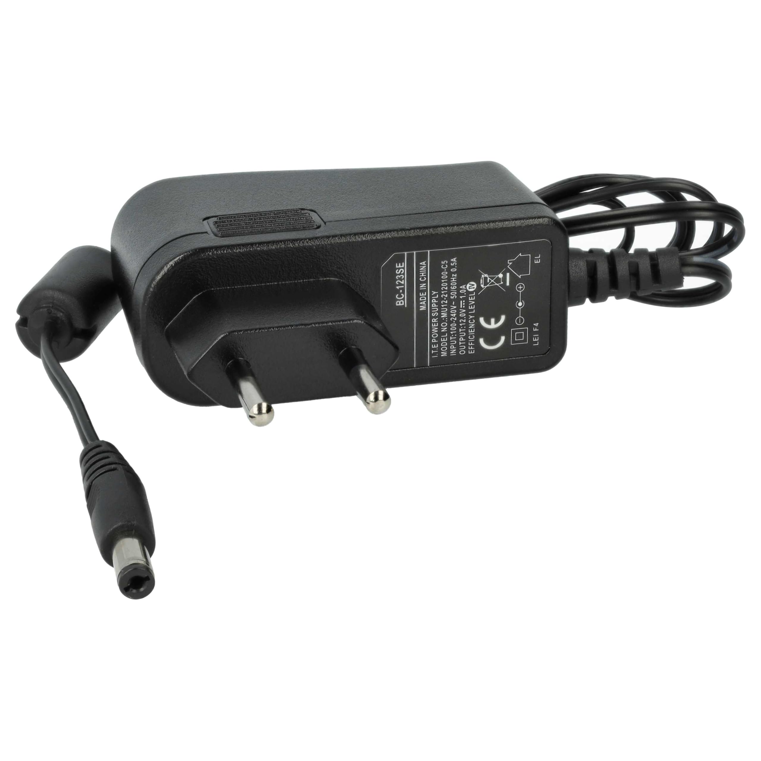vhbw Cargador Dual Compatible con Motorola MTP 830S, 850 baterías de Radio - Estación de Carga + Fuente de alimentación, 4-15 V, 0,8 (2 x 0,4) A