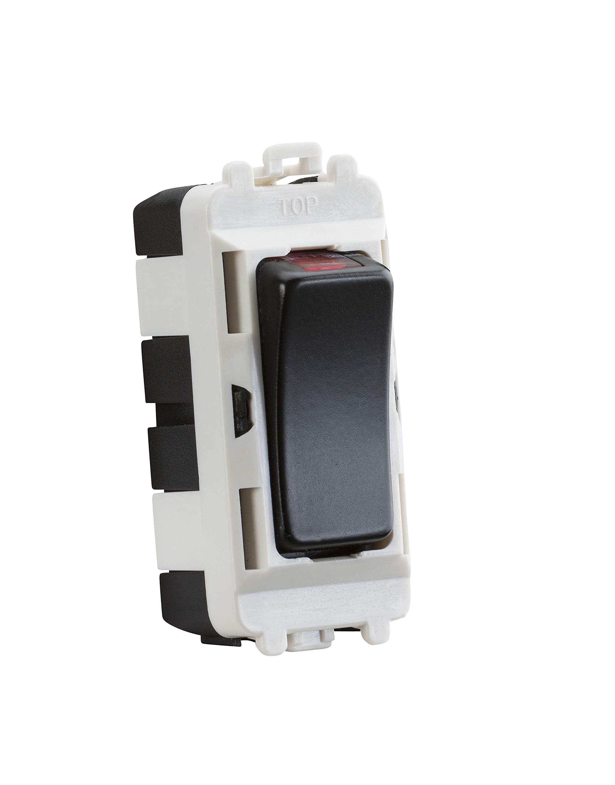 Knightsbridge Matt Black 20Ax Dp Module With Led Indicator
