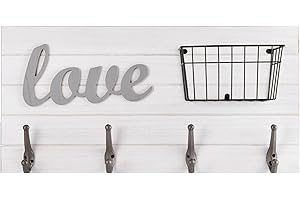 White Wood Wall Hook with Basket for Organizing Melancholic Spaces