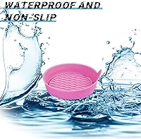 Vista 105 de zipelo Bling Car Cup Coaster, 2 Pack Universal Vehicle Anti-Slip Cup Holder Insert Coasters, Crystal Rhinestone Silicone Shockproof Drink Mat, Car